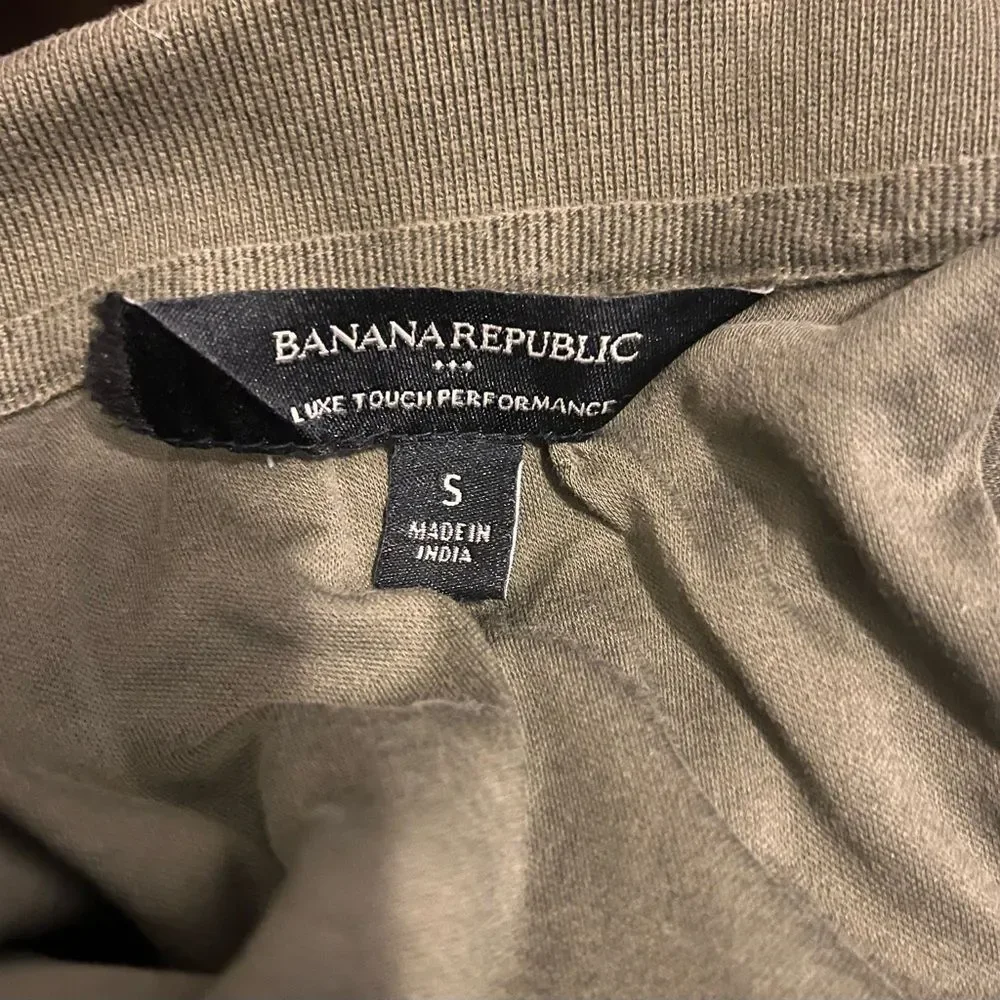 Banana Republic Dark Green Polo Shirt